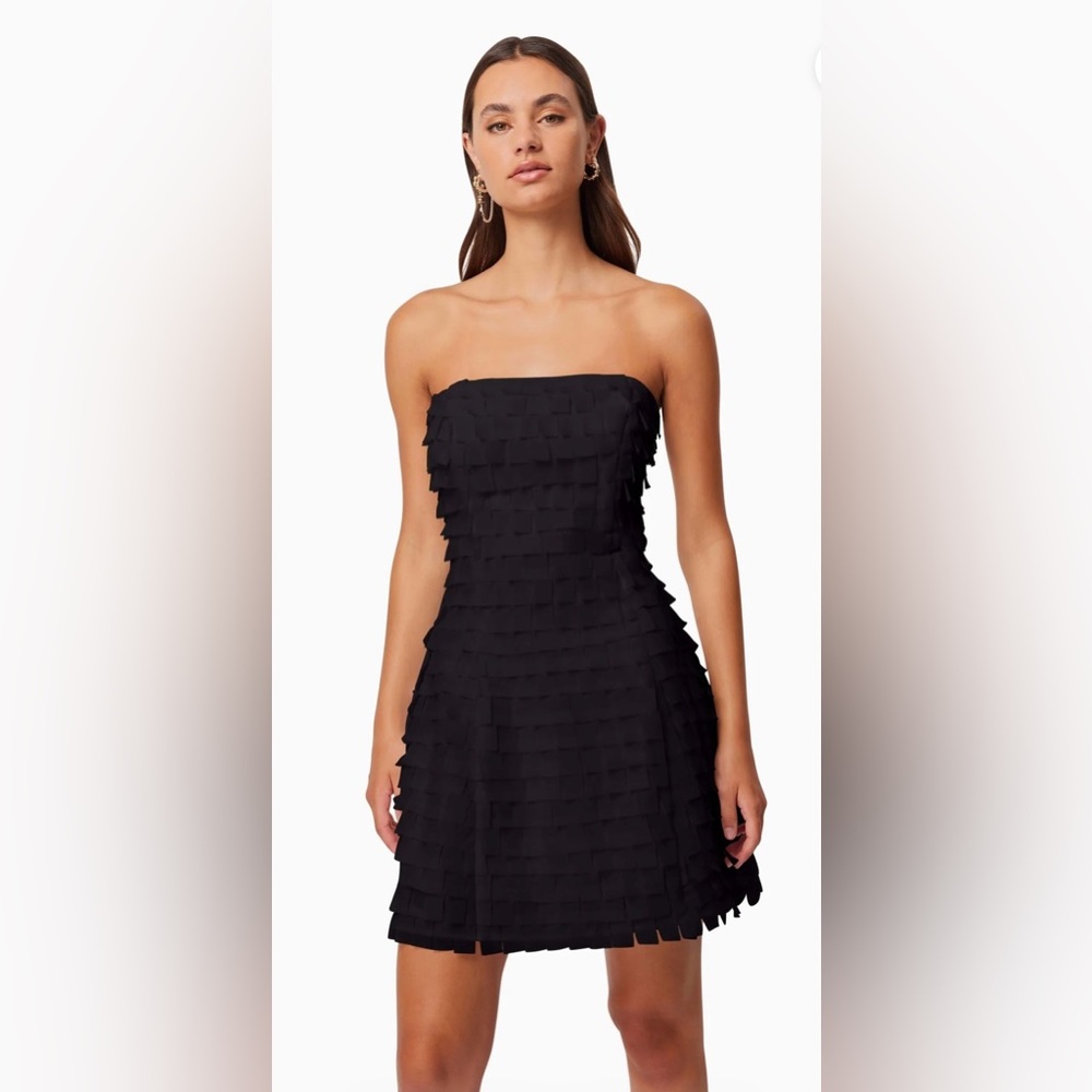 NWT Elliatt Black Hailey Strapless Mini Party Dress Size XS, XXS